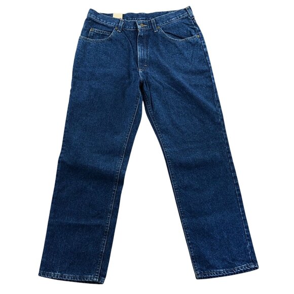NWT Riders By Lee Mens Jeans Size 36x30 Classic Fit Straight Leg Blue Denim - Picture 1 of 14